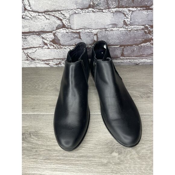 NAOT Helm Black Leather Suede Ankle Boots Zip Booties Women’s Sz 41EU/10.5M US - Picture 15 of 16